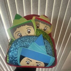 Loungefly Sleeping Beauty 2 Fairies Backpack-never used